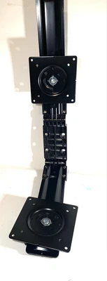 $18.99 • Buy Black Adjustable Dual Monitor Replacement / Additional Arm For Desk Mount Stand