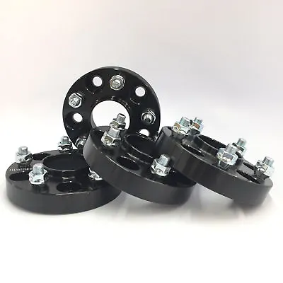 $79.90 • Buy 4pc 25mm Black Hubcentric Wheel Spacers 5x114.3 Fits Civic Accord S2000 RSX TSX