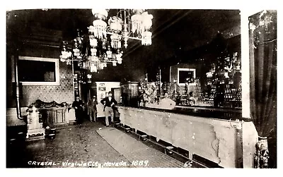 Postcard Crystal-Virginia City Nevada RPPC 7502 • $9.65