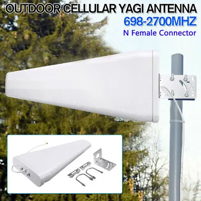 698-2700MHZ 3G 4G Directional Outdoor Cellular Yagi Antenna N Female LTE 2020 • $21.99