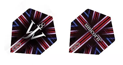 1 Set Unicorn  Ultrafly James Wade Union Jack Standard Plus Dart Flights • £2.95