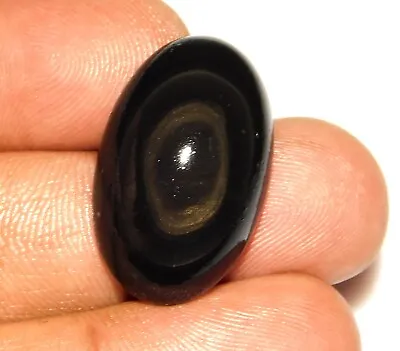 24.ct Natural Rainbow Obsidian Eye Oval Cabochon Jewelry Making Gemstone At=55 • $10.66
