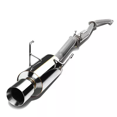 Fit 01-05 Civic 2Dr/4Dr Em2 Es2 D17 4 Rolled Muffler Tip Racing Catback Exhaust • $136.78