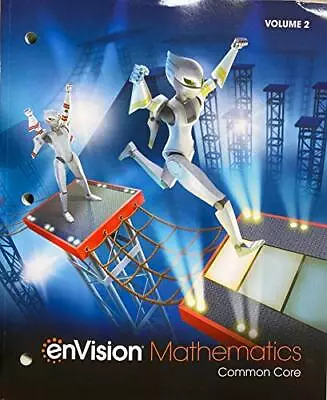 Envision Mathematics 2021 Common Core Student Edition Grade 8 Volume 2 • $4.19