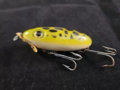 Damaged Fred Arbogast Jitterbug  War Bug  WW2 Era Plastic Lip Topwater Lure  • $20