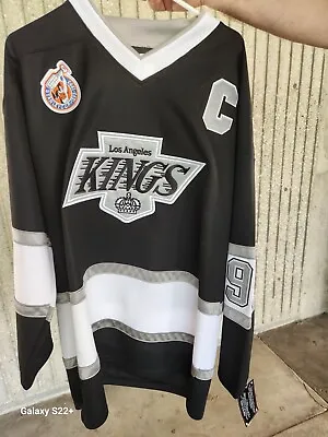 Nwt Wayne Gretzky 1993 Stanley Cup Los Angeles Kings Ccm Vintage Jersey Size 50 • $299.90