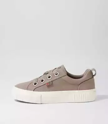 New I Love Billy Tenchie Grey Recycled Canvas Sneakers Womens Shoes Casual • $39