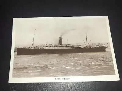 Shipping Interest R. M. S. ORDUNA Pacific Steam Navigation Co / Cunard RP • £4.99