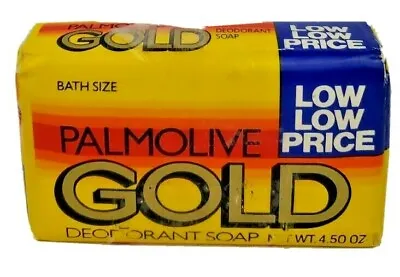 Vintage Palmolive Gold Soap Bath Size 4.5 Oz. Deodorant Soap • £4.81