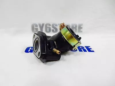 INTAKE MANIFOLD FOR SCOOTERS WITH 50cc 60cc 80cc 100cc QMB139 MOTORS *W/ O-RING* • $8.96