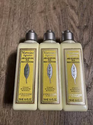 X3 L'Occitane Verveine Agrumes Citrus Verbena Fresh Conditioner 8.4oz EA • $55.99