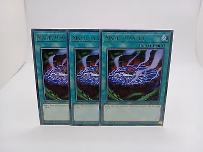 Yu-Gi-Oh! - 3x Magic Planter - VASM-EN028 - Rare - 1st Ed - NM/M • $1.99