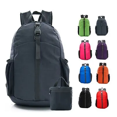 Lightweight Packable Backpack Foldable Ultralight Handy Travel Daypack Bag • $17.85