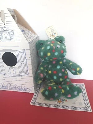 £25 • Buy Happy Hops Frog Build A Bear Spotty Xmas Frog With Box Certificate BNWT 