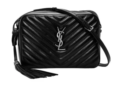 $1350 • Buy Saint Laurent YSL Lou Camera Bag In Black Leather Noir 100% Authentic RRP$2550