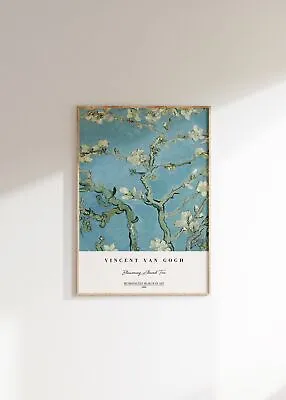 Van Gogh Print | Van Gogh Poster | Mid Century Modern | Blossoming Almond Tree | • $240