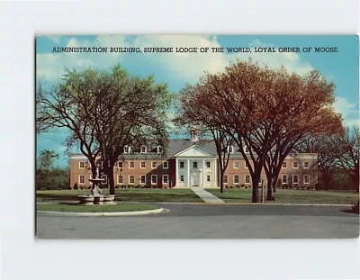 Postcard Administration Building Supreme Lodge Of The World Mooseheart IL • $3.49