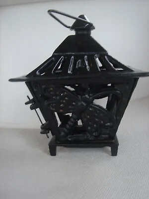 £38.99 • Buy Cast Iron   Garden Lantern Japanese Pagoda Metal Hanging Candle Lamp