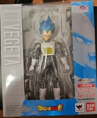 Super Saiyan God Super Saiyan Vegeta Bandai S.H. Figuarts Dragon Ball Z Tamashii • $60