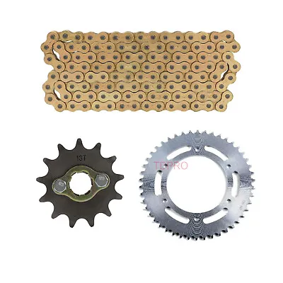 $89.49 • Buy 520 Chain 120 Links O Ring +13T Engine Sprocket + 46T Rear Sprocket Motorcycle
