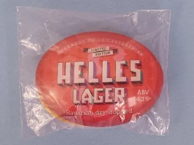 Fish Eye Lens Helles Lager Limited Edition Oval Pump Home Bar Mancave 8x4cm New • £2.50