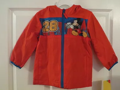 New Disney Mickey Mouse Toddler Boys Zipped Hooded Jacket 2t 4t  Msrp $50 • $24.99