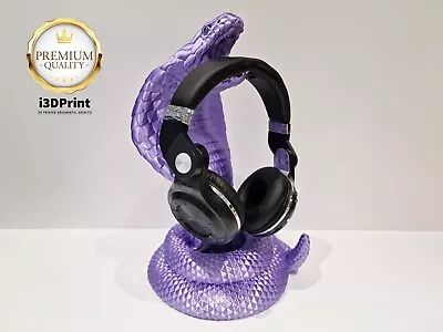 King Cobra Headphone Holder And Gaming Headset Holder - Purple • £28.99