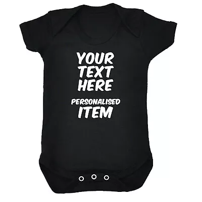 Babygrow Personalised Custom Your Text Here - Funny Babygrow Baby • $14.95
