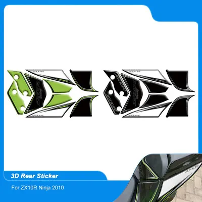 For 2010 Kawasaki Ninja ZX10R 3D Gel Front Fender Rear Seat Side Fairing Sticker • £34.79