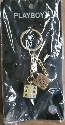 Playboy Keyring Dice 50 NIP • $12