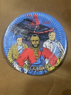 The A Team Vintage 1983 Party Plates 7”  Stephan J Cannell C.A. Reed Made In USA • $9.99