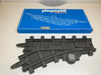£16.99 • Buy 1 X Playmobil Train 4388 Left Hand Turnout Track Point VGC Clean Boxed
