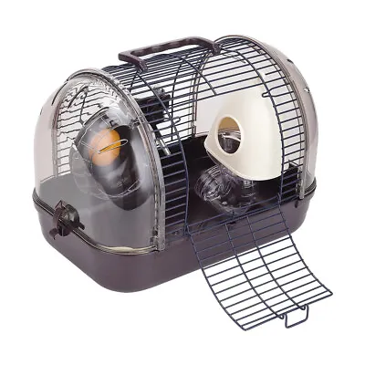 Hamster Cage Small Pet Animal House Transport Travel Box Carrier Crate W/Kettle • £9.95