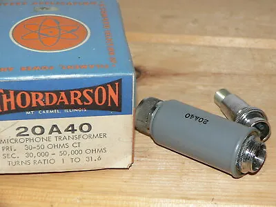 1 NIB Thordarson 20A40 Microphone Transformer • $35