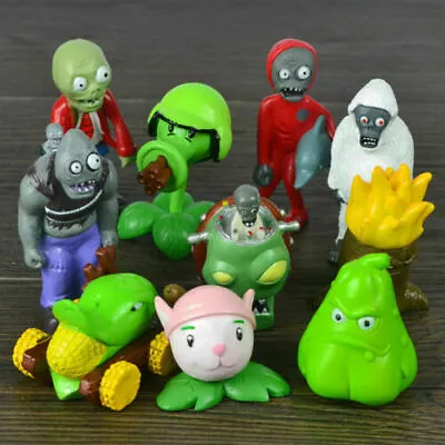 10pcs Plants Vs Zombies Dr. Zomboss Cake Decor Topper Figurines Action Figures • $26.95