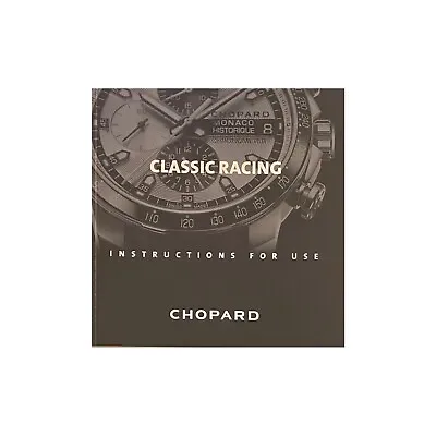 £24.99 • Buy Chopard Classic Racing Mille Miglia Watch Instructions Booklet Manual