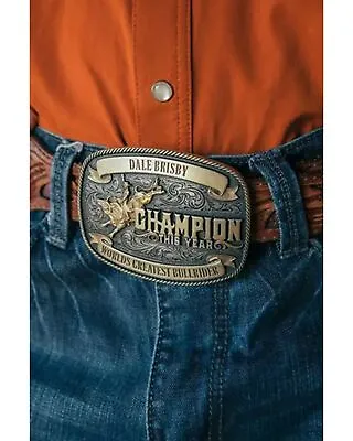 Montana Silversmiths Men's Champion Dale Brisby Attitude Belt Buckle Bronze • $57.54