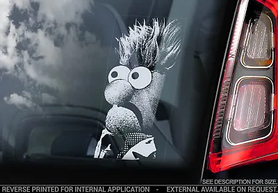 BEAKER Car Sticker The Muppet Show Peeper Window Bumper Decal Sign Gift - V02 • $4.36