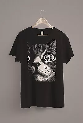 Psychedelic Cat T-shirt Trippy Shirt Gothic Alt Clothing Dark • $16.99