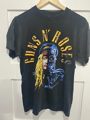 Vintage 1992 Guns N Roses Terminator Crew T Shirt You Could Be Mine • £235