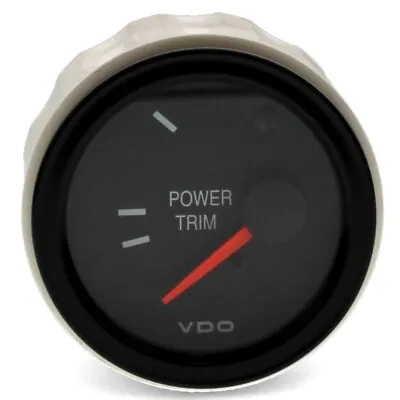 VDO Boat Power Trim Gauge 382-151 | Four Winns Vision OMC 2 Inch Black • $30.12