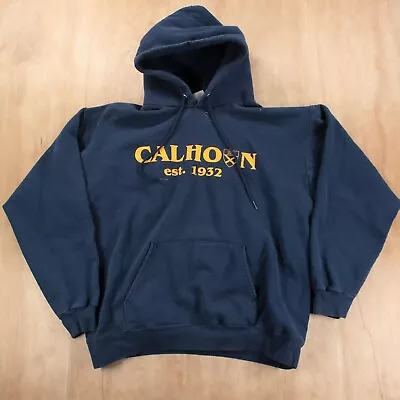 Yale University / Calhoun College Hoodie Sweatshirt MEDIUM Vtg 00s  • $78