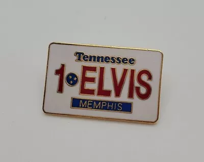 Elvis Presley #1 Memphis Tennessee License Plate Collectible Lapel Hat Pin • $19.80