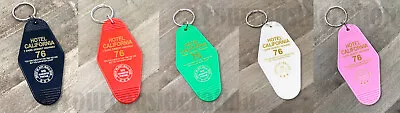 EAGLES-HOTEL CALIFORNIA Vintage/Retro Hotel Style  Keychain Classic Rock Band • $6.99