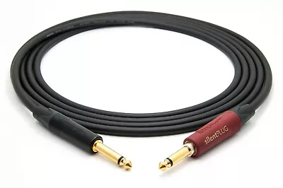 Mogami 2524 W2524 Instrument Cable | Neutrik 1/4 Mm TS To Silent TS Angled. • $35.95