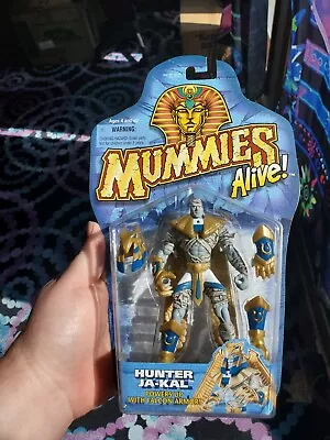 1997 Kenner Mummies Alive Hunter Ja-Kal Falcon Armor Figure New On Card • $39.99