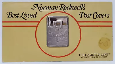 Norman Rockwell's Best Loved Covers Breaking Home Ties 1 Oz .999 Fine Silver Bar • $59.99