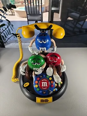 M&M’s Candy Animated Talking Light-Up Telephone    FOR PARTS OR REPAIR ONLY • $34.99