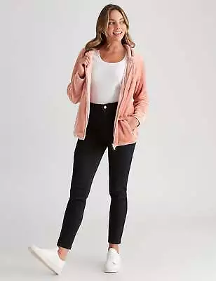 ROCKMANS - Womens Jacket -  Longsleeve Hooded Snuggle Jacket • $20.27