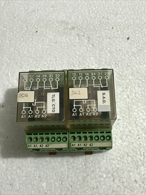 $120 • Buy Lot Of (2) Siemens V23154-d07z1-f104 + Phoenix Contact Emg 37-rels/k2-g 24